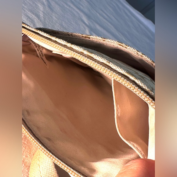 Coach Signature Tan and Cream Crossbody Bag - Picture 9 of 13